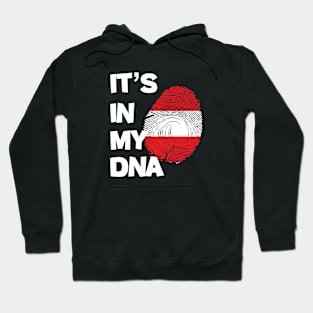 Flag of Austria in fingerprint Hoodie